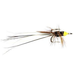 Caledonia Fly Micro Black Francis Treble - Salmon Flies