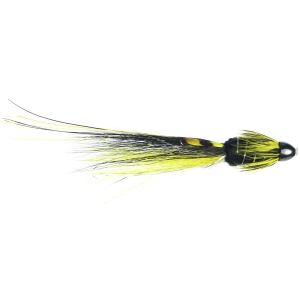 Caledonia Fly Super Snaelda Black & Yellow Conehead - Salmon Flies