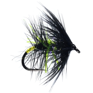 Caledonia Fly Bibio & Green - Trout Wet Flies