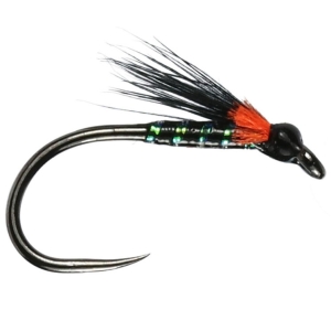 Caledonia Fly Micro Pearl Cormorant Barbless - Trout Flies