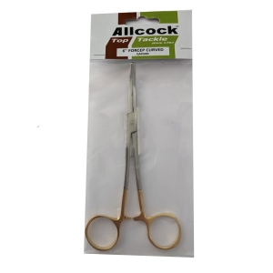 Allcock Curved Forcep Gold - Unhooking Tools