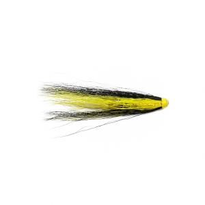 Caledonia Fly Black & Yellow Copper Tube - Salmon Tube Fly
