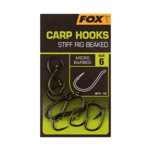 Fox Stiff Rig Beaked Carp Hook - Coarse Fishing Hooks