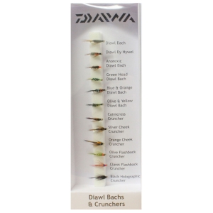 Daiwa Fly Pack - Diawl Bachs and Crunchers Flies - Trout Selection Packs
