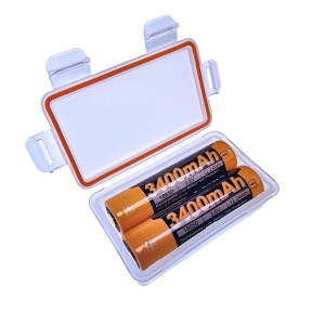 Fenix Waterproof Battery Case 18650 x 2 - Angling Active