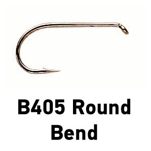 Kamasan B405 Round Bend Hooks - Fly Tying Hooks