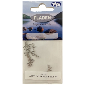 Fladen Fishing Assorted Impact Clips - Sea Fishing Rig Components
