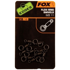 Fox Edges Flexi Ring Swivel - Coarse Fishing Terminal Tackle