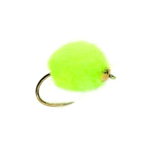 Fulling Mill Chartreuse Egg Barbless - Trout Flies