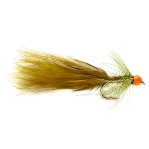 Fulling Mill Orange Hot Head Damsel - Trout Flies