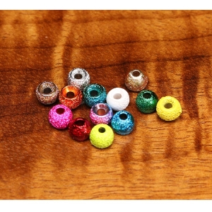 Hareline Tungsten Brass Gritty Beads - Fly Tying Materials