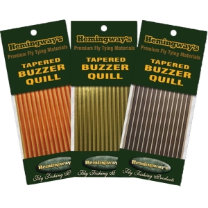 Hemingways Tapered Buzzer Quill - Synthetic Fly Tying Material