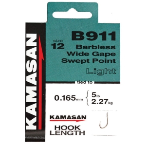 Kamasan B911 Heavy Hooks To Nylon - Coarse Fishing Hooks
