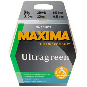 Maxima One Shot Ultragreen Monofil  - Fishing Lines Monofilament - Fishing Gut
