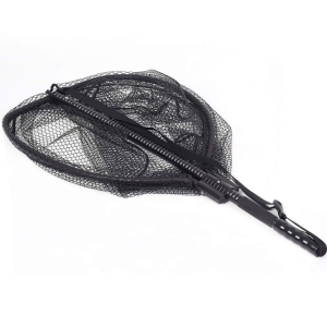 Durable Aluminium Fly Fishing Trout Nylon Knotless Landing Nets