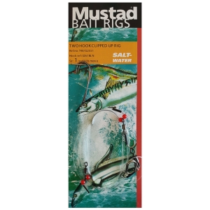 Mustad 2 Hook Clipped Up Rig - Sea Fishing Rigs