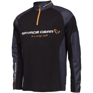 Savage Gear Tournament 1/2 Zip Shirt - Angling Active