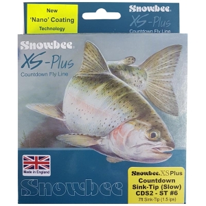 Snowbee XS Plus Nano Countdown Sink Tip Fly Line - Sinking Trout Fly Fishing Lines