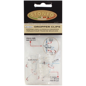 Stonfo Dropper Clips - Fly Fishing Leader Accessories