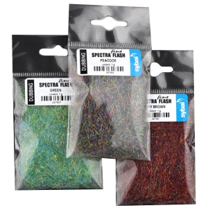 Sybai Fine Spectra Flash Dubbing - Fly Tying Materials