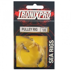 Ledgers Pier rigs Flapper Sea fishing Rigs x 30 with rig wallet: Pulleys Beach rigs Pulley Pennels