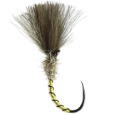 Caledonia Fly Shuttlecock Yellow Owl Barbless - Trout Flies