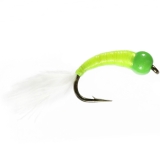 Caledonia Fly White Bungee Buzzer - Trout Flies