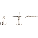 BFT Shallow Tandem Stingers Rig - Soft Lure Wire Traces