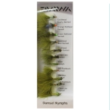 Daiwa Fly Pack - Damsel Nymphs Flies - Trout Selection Packs
