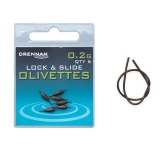 Drennan Lock and Slide Olivettes - Coarse Fishing Rig Components Weights