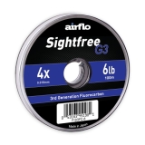 Airflo Sightfree G3 - 3rd Generation Fluorocarbon Leader and Tippet Material - Game Fishing Tackle