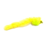 Fario Lemon and Lime Eggstacy Worm Barbless - Trout Flies