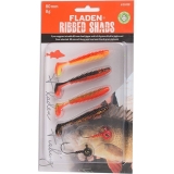 Fladen Fishing Ribbed Shad Assortment - Predator Fishing Lures