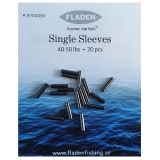 Fladen Fishing Single Trace Crimps - Wire Sleeves
