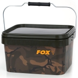 Fox Camo Square Buckets - Carp Bait Container