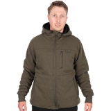 Fox Collection Sherpa Jacket Green and Black - Angling Active