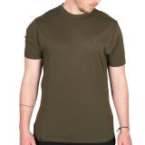 Fox Khaki Large Print T Shirt - Angling Active