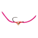 Fulling Mill Croston's Chenille Worm Hot Pink - Angling Active