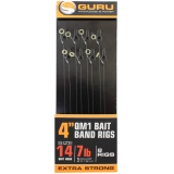 Guru QM1 Ready Tied Bait Band Hair Rigs - Coarse Fishing