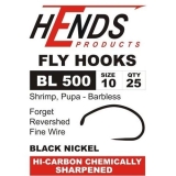 Hends BL500 Barbless Shrimp Pupa - Fly Tying Hooks