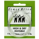 Roman Moser High & Dry Invisible Leader 9ft - Fishing Lines Leaders