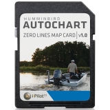 Humminbird Zero Lines Map Card - AutoChart Software SD Card