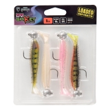 Fox Rage Spikey Shad Pack Loaded UV Colours - Soft Baits Fishing Lures