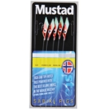 Mustad Red Piscator - Sea Rig Mackerel Feathers