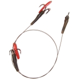Pike Pro Twin Treble Trace - Wire Traces Predator Fishing