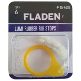 Fladen Fishing Luminous Rubber Rig Stops - Sea Fishing Rig Components