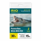 RIO Powerflex Wire Bite Leader With Swivel & Twist Clip - Angling Active