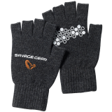 Savage Gear Knitted Half Finger Wool Gloves - Angling Active