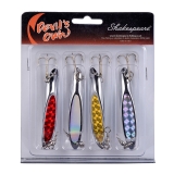 Shakespeare Devils Own 4pc Slither - Spoon Lures Fishing