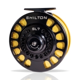 Shilton SL Spey Fly Reel Black and Gold - Angling Active